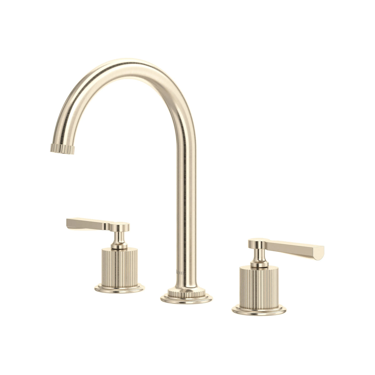 ROHL Apadana Widespread Lavatory Faucet With C-Spout AD08D3LM - Satin Nickel