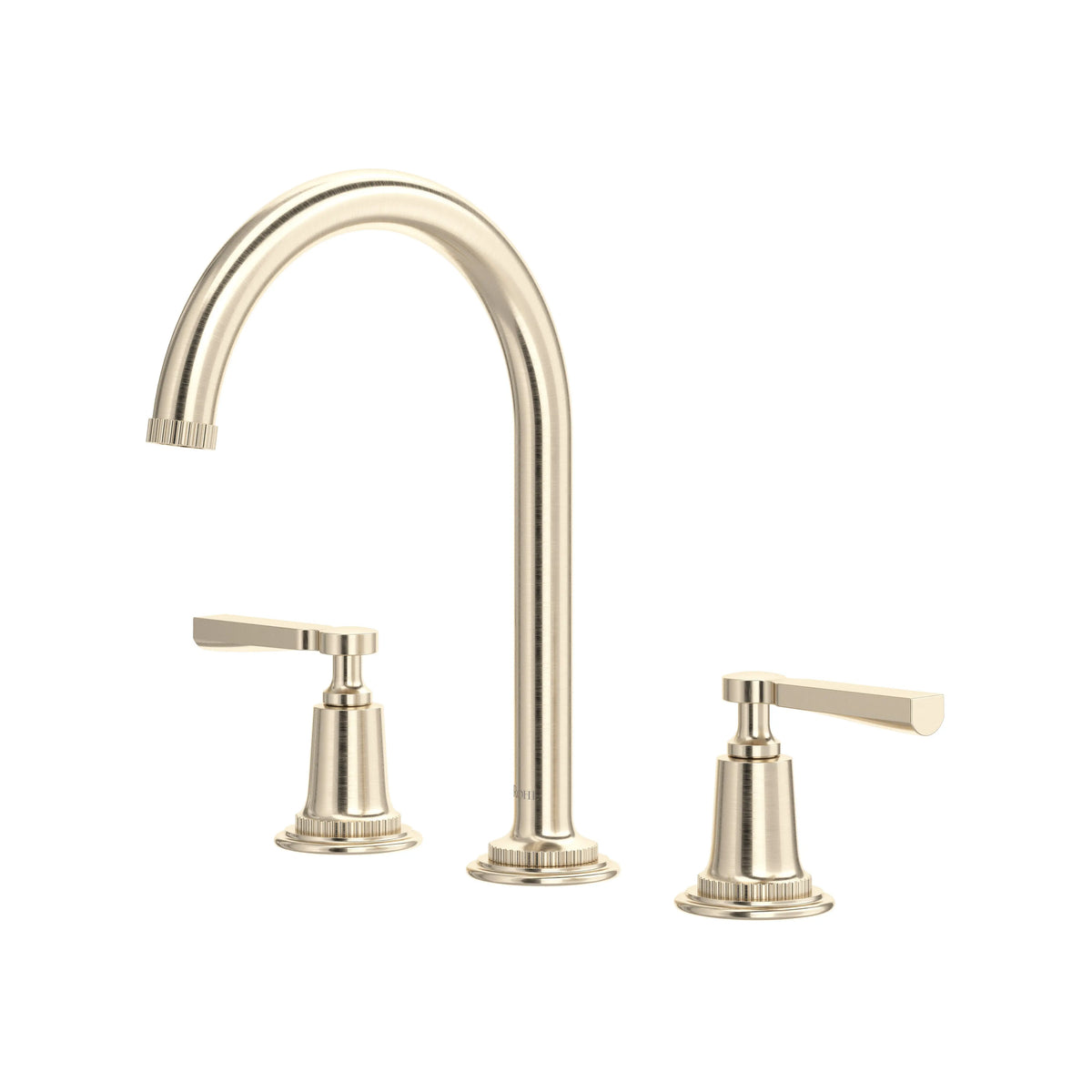 ROHL Apadana Widespread Lavatory Faucet With C-Spout AD08D3LR - Satin Nickel