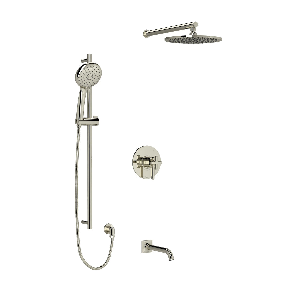 ROHL Apothecary Shower Kit 1345 Trim TKIT1345AP - Polished Nickel