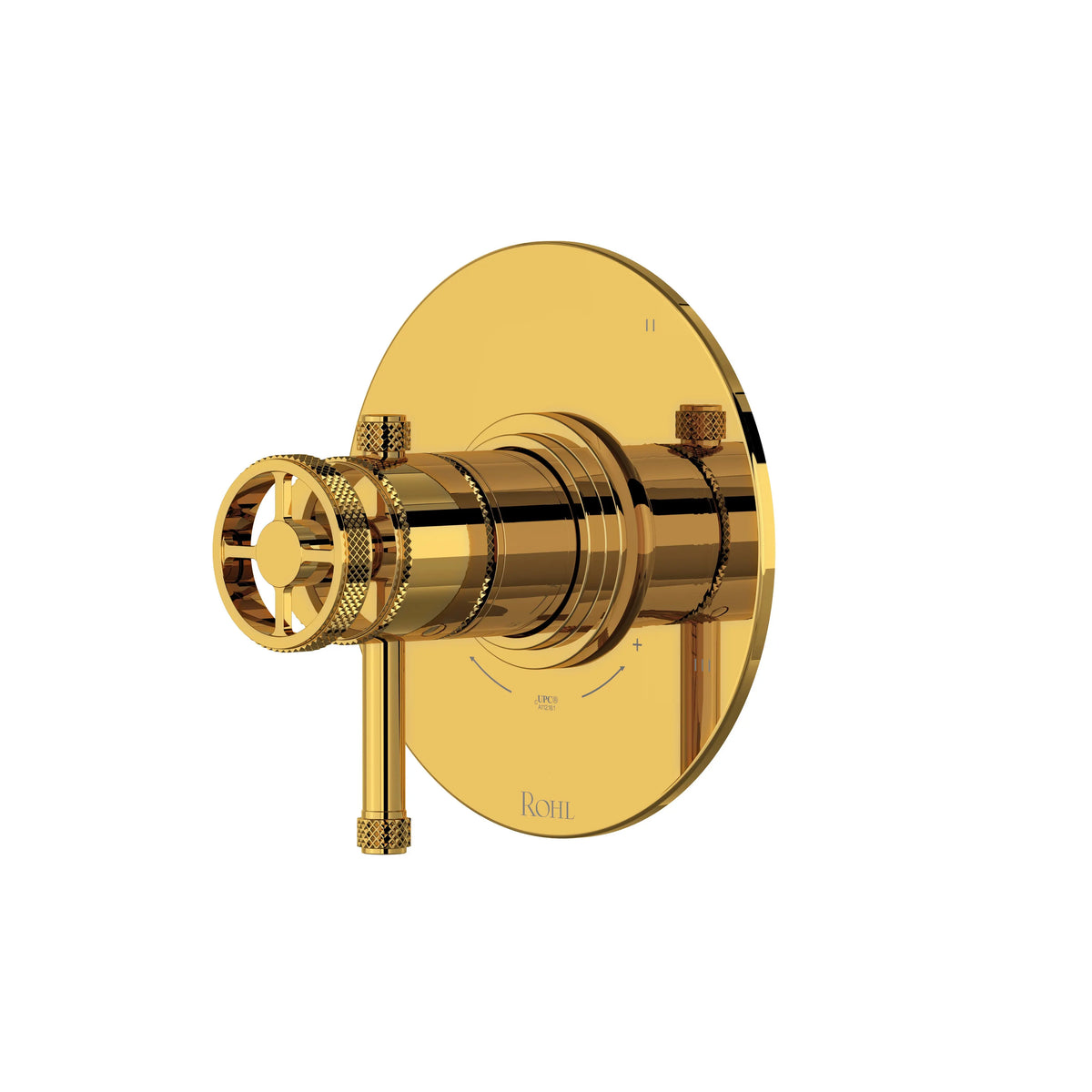 ROHL Campo 1/2" Therm & Pressure Balance Trim With 5 Functions TCP45W1 - Unlacquered Brass
