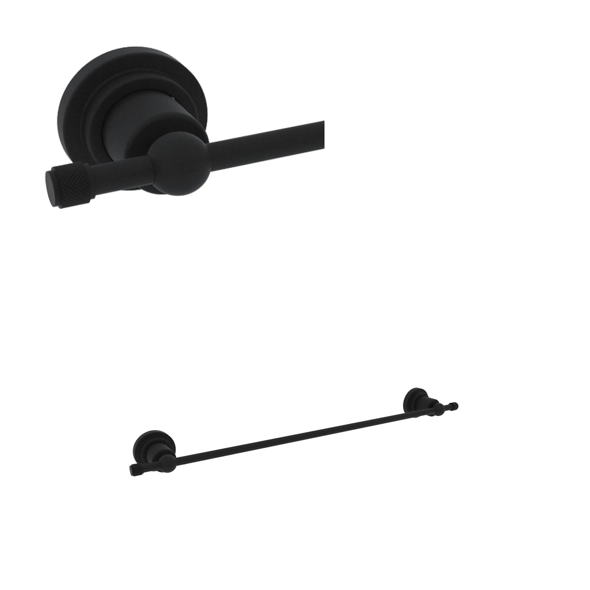 ROHL Campo 18" Towel Bar A1484IW - Matte Black