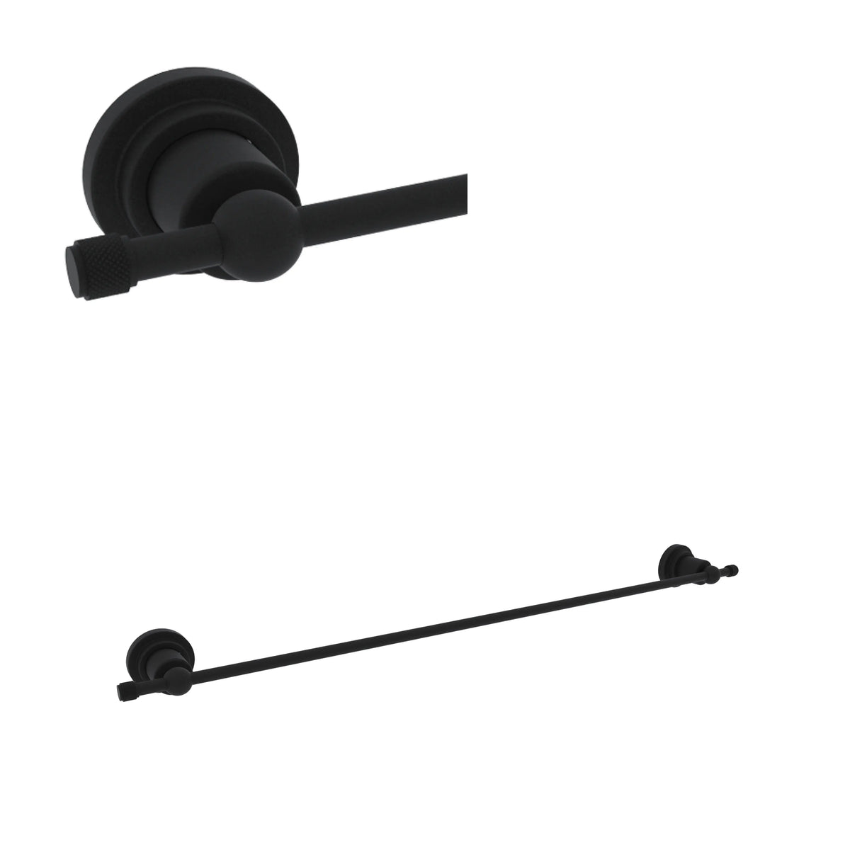 ROHL Campo 24" Towel Bar A1486IW - Matte Black