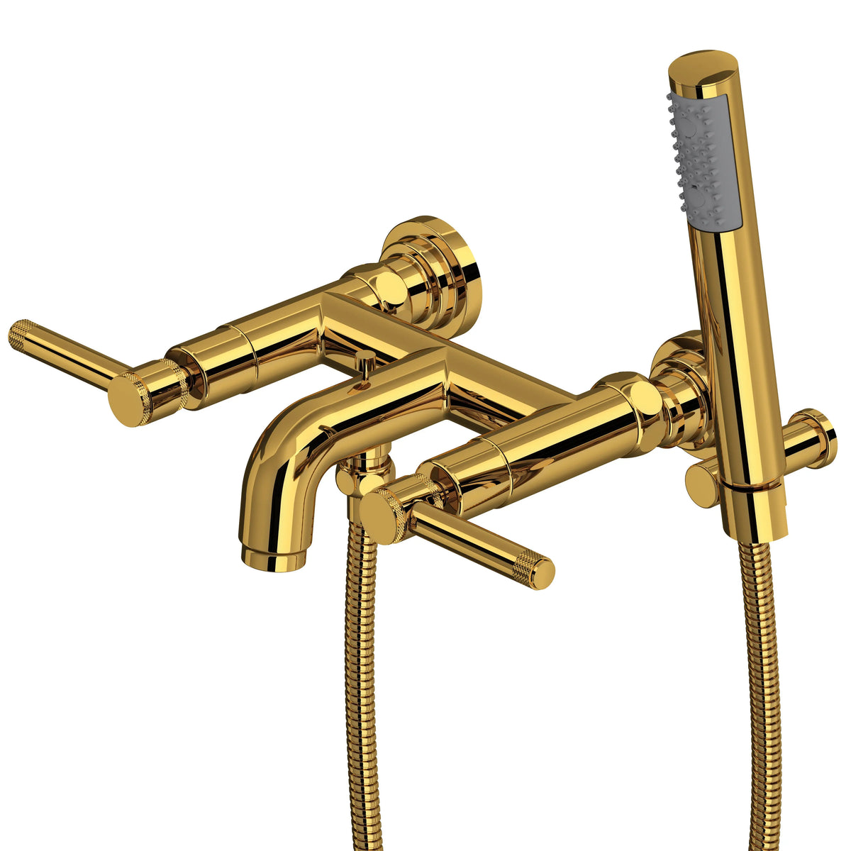 ROHL Campo Exposed Wall Mount Tub Filler A3302IL - Unlacquered Brass