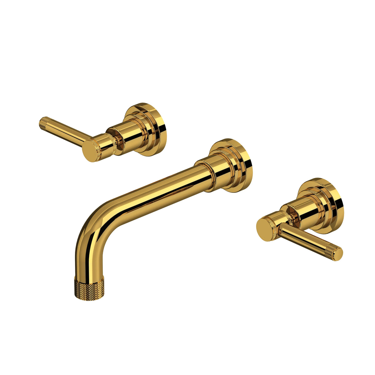 ROHL Campo Wall Mount Lavatory Faucet Trim A3307IL - Unlacquered Brass