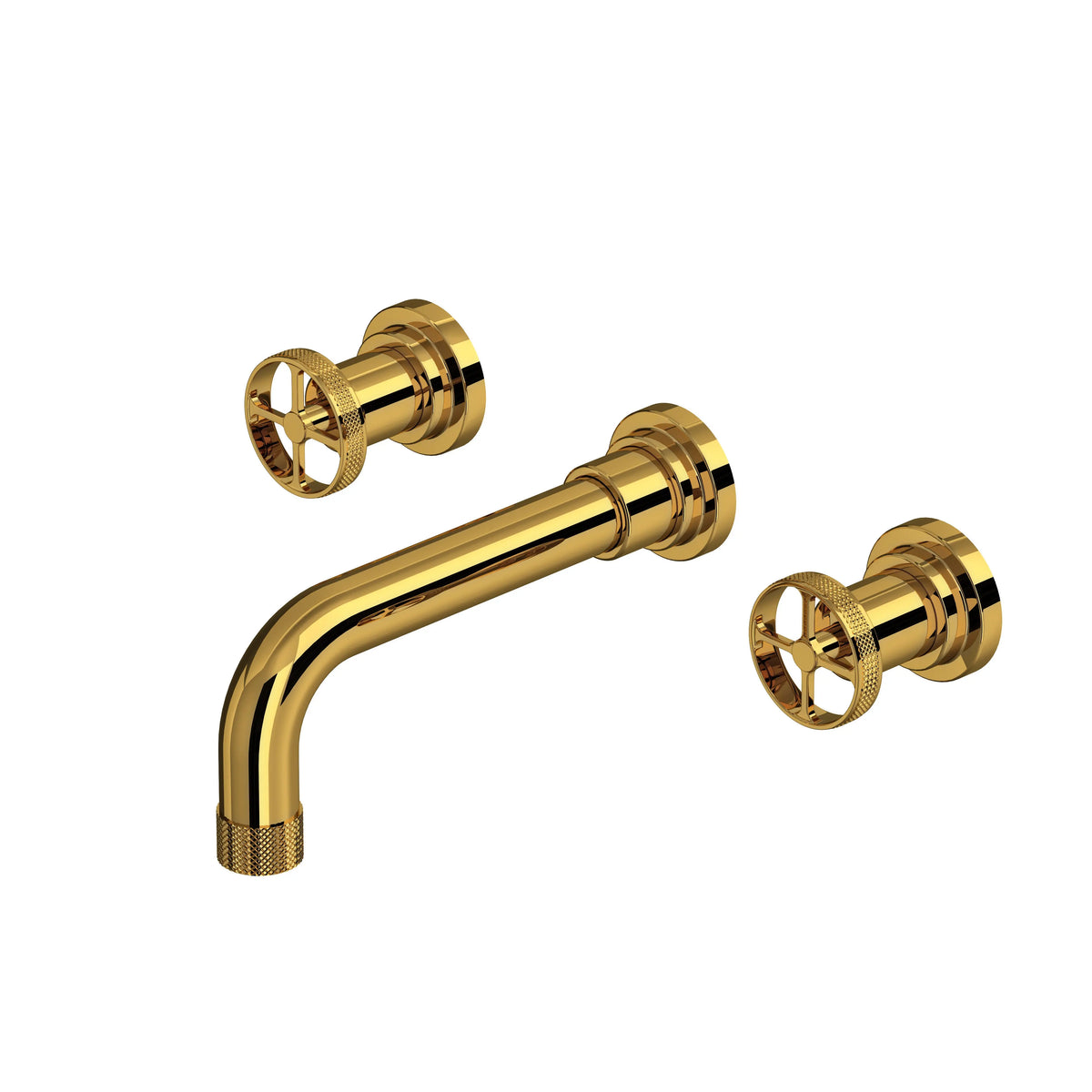 ROHL Campo Wall Mount Lavatory Faucet Trim A3307IW - Unlacquered Brass