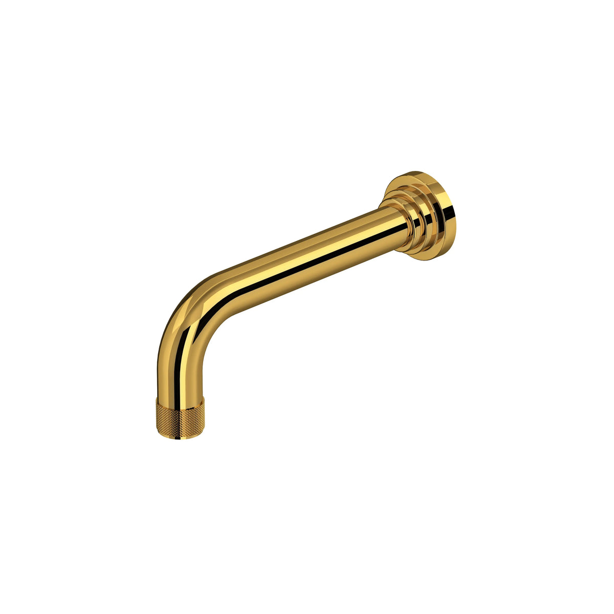 ROHL Campo Wall Mount Tub Spout A2203IW - Unlacquered Brass