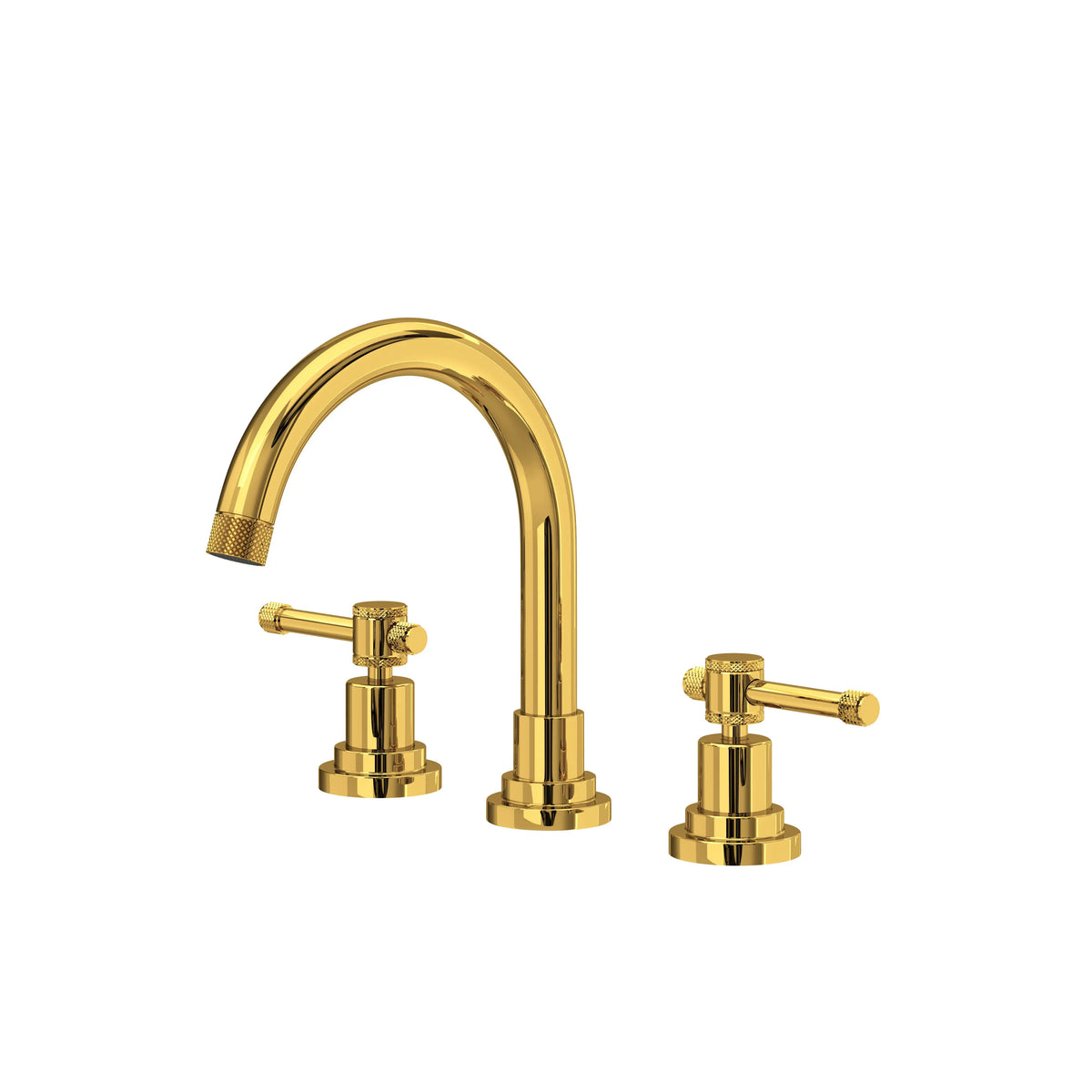 ROHL Campo Widespread Lavatory Faucet With C-Spout CP08D3IL - Unlacquered Brass
