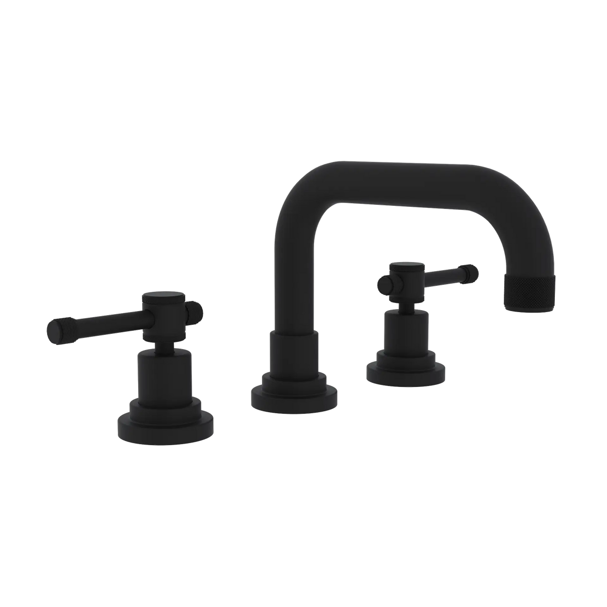 ROHL Campo Widespread Lavatory Faucet With U-Spout A3318IL - Matte Black