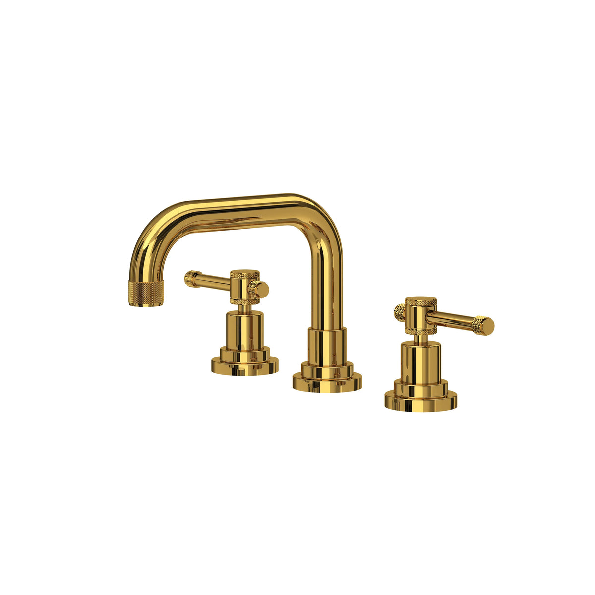 ROHL Campo Widespread Lavatory Faucet With U-Spout A3318IL - Unlacquered Brass