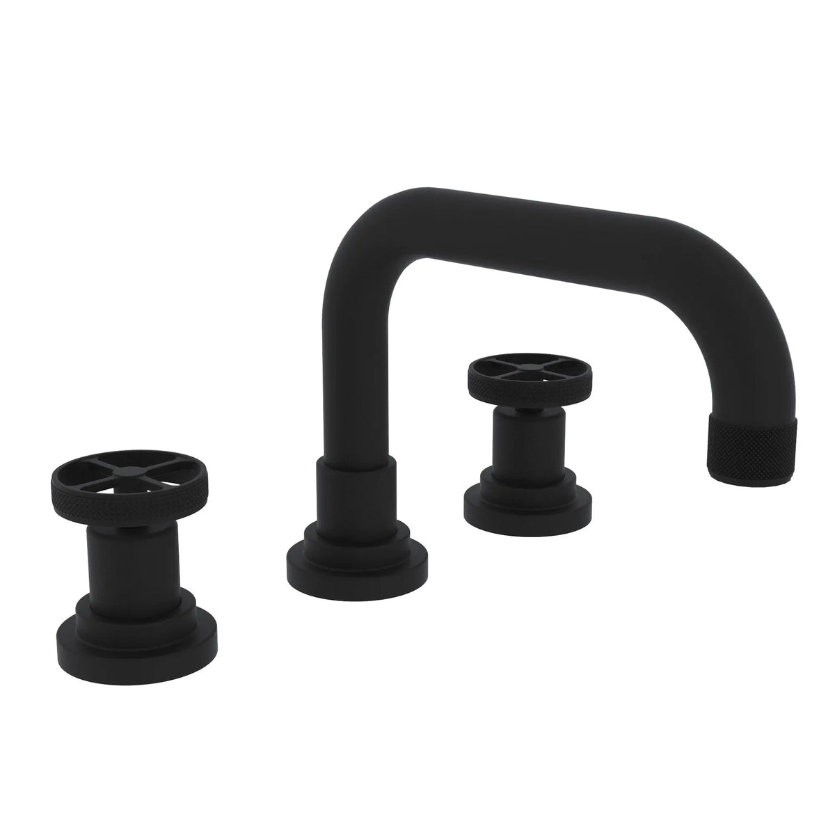 ROHL Campo Widespread Lavatory Faucet With U-Spout A3318IW - Matte Black