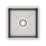 ROHL Culinario 15" Single Bowl Stainless Steel Kitchen Or Bar/Food Prep Sink RUWUM1515 - Brushed Stainless Steel