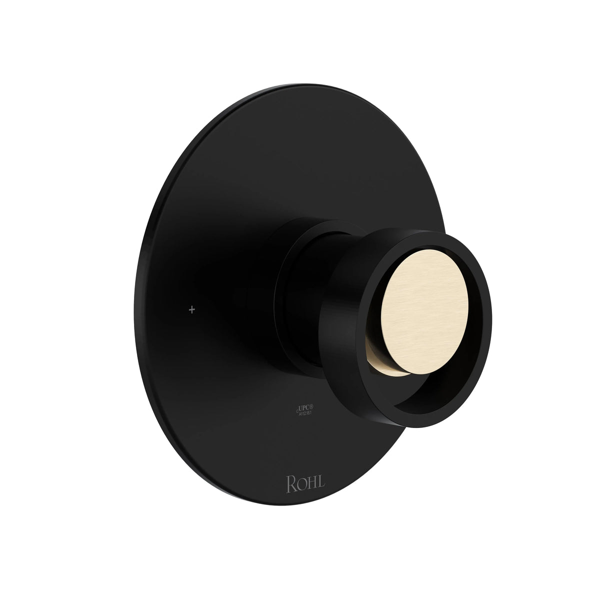 ROHL Eclissi 1/2" Pressure Balance Trim TEC51W1 - Matte Black/Satin Nickel