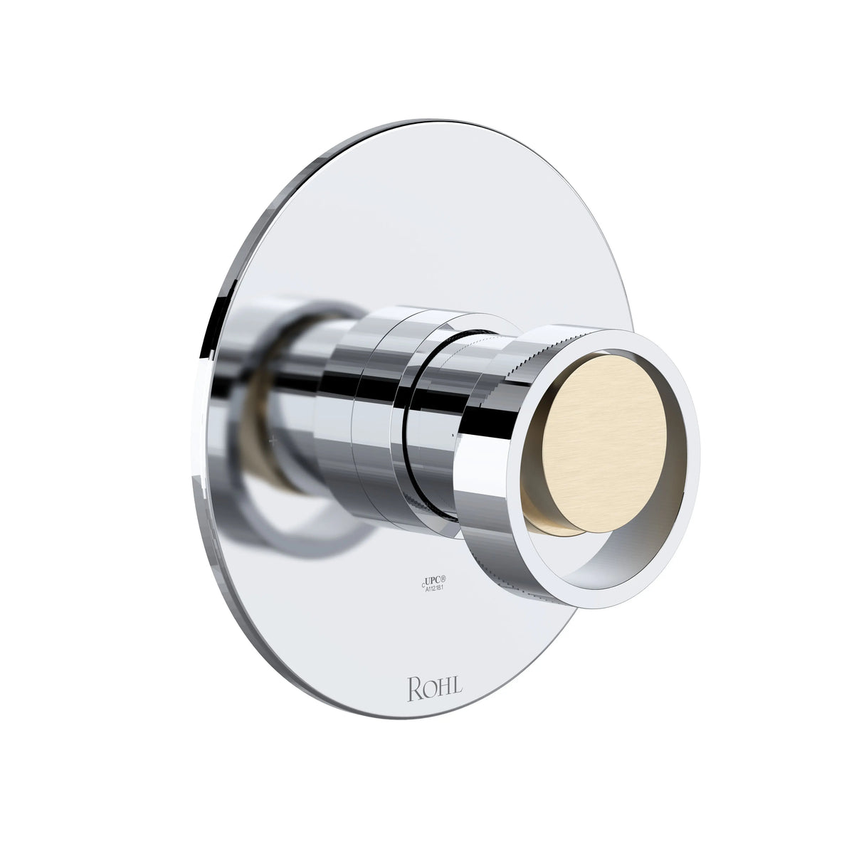 ROHL Eclissi 1/2" Pressure Balance Trim TEC51W1 - Polished Chrome/Satin Nickel