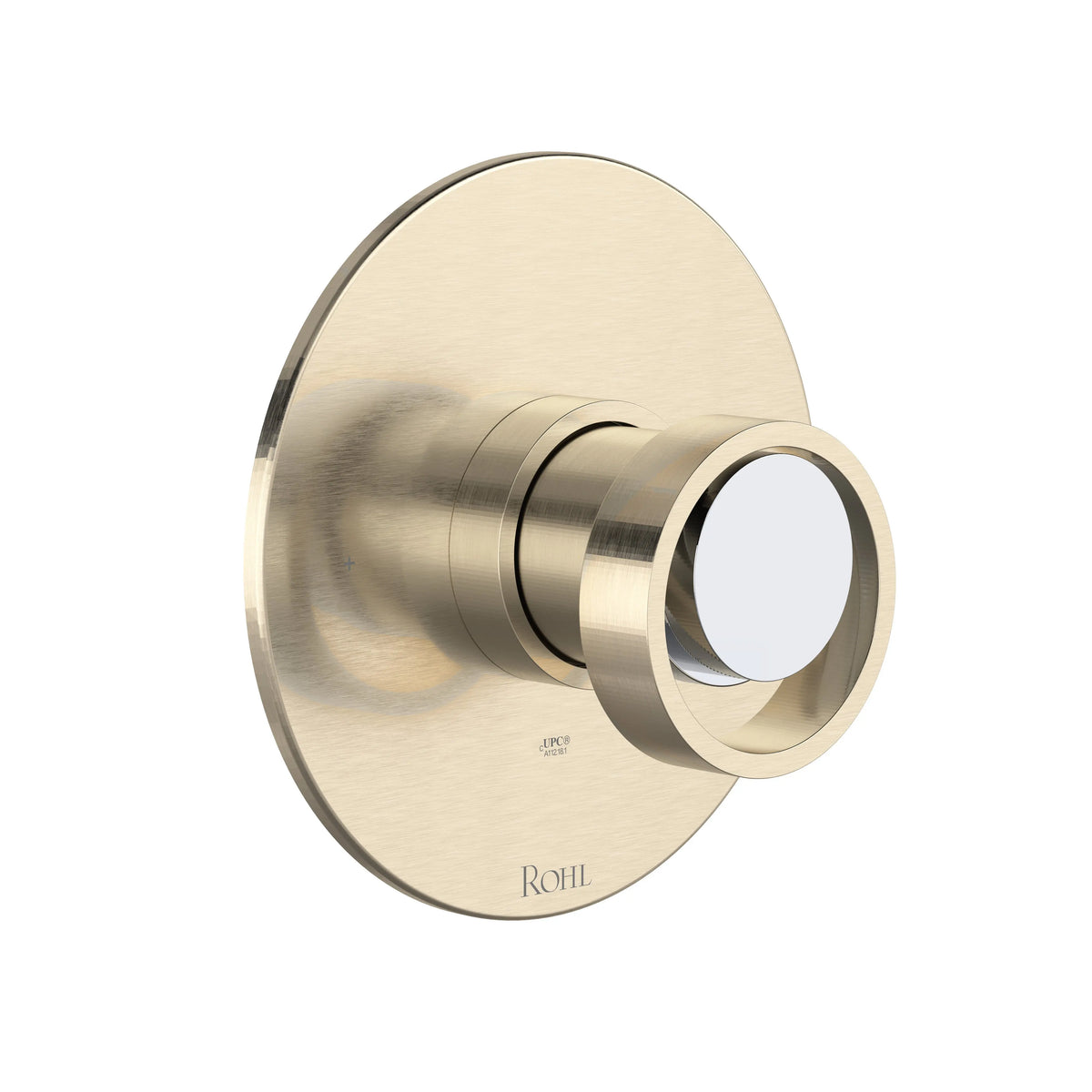ROHL Eclissi 1/2" Pressure Balance Trim TEC51W1 - Satin Nickel/Polished Chrome