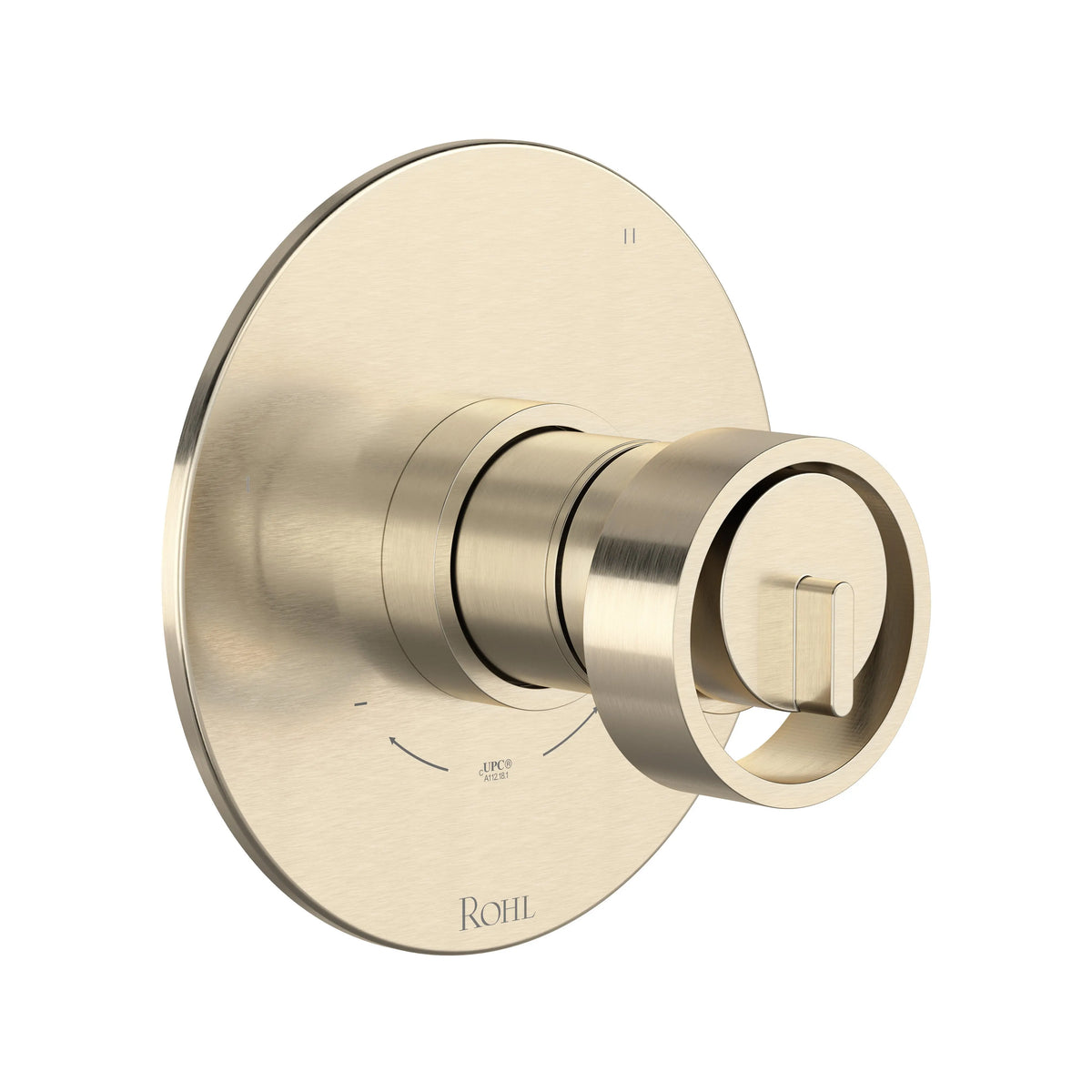 ROHL Eclissi 1/2" Therm & Pressure Balance Trim With 3 Functions TEC47W1 - Satin Nickel