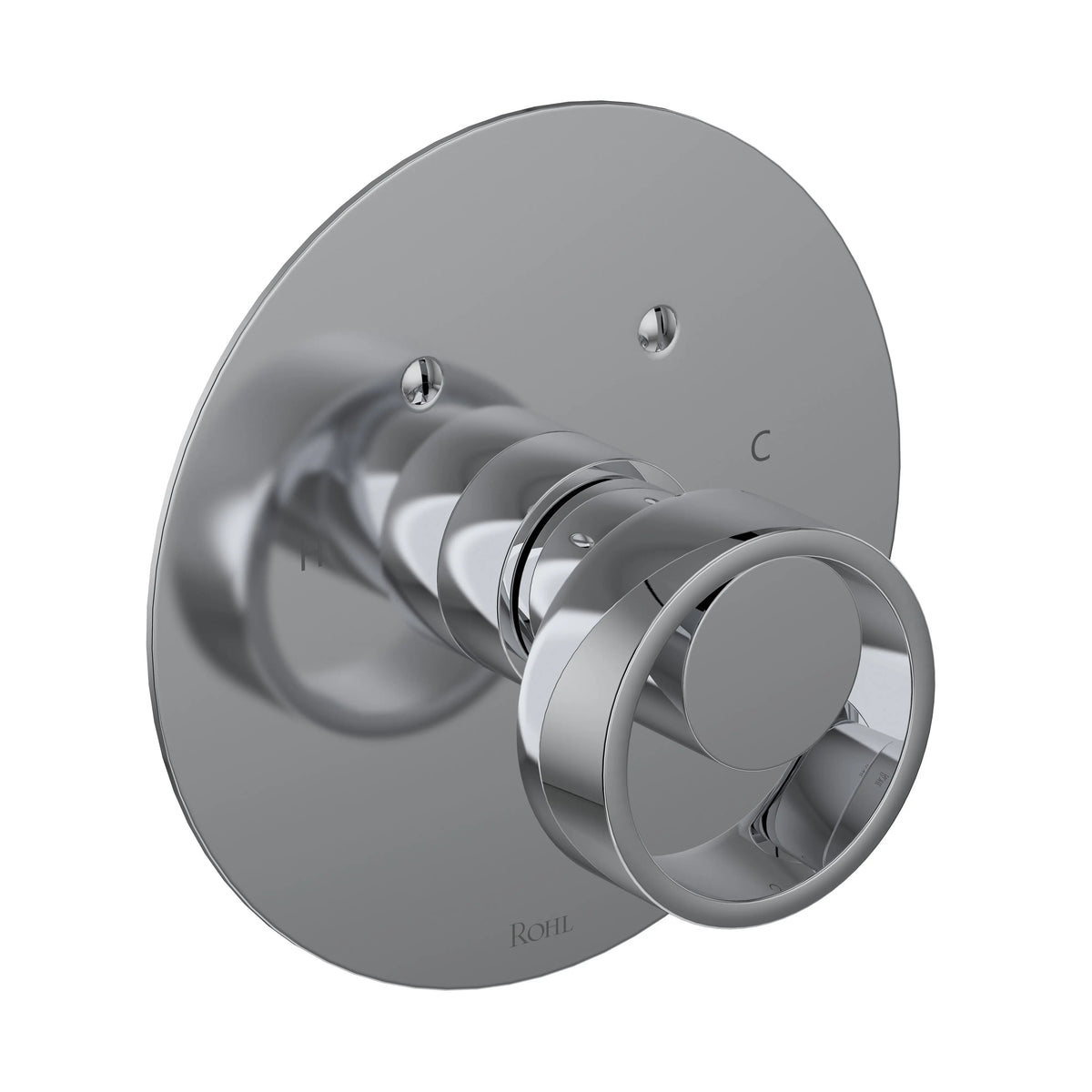 ROHL Eclissi 3/4" Thermostatic Trim Without Volume Control EC13W1 - Polished Chrome