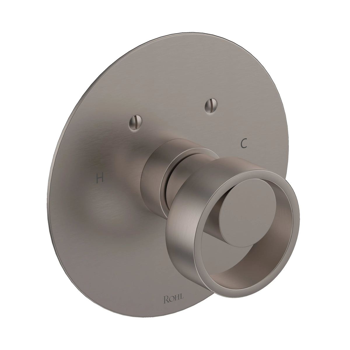 ROHL Eclissi 3/4" Thermostatic Trim Without Volume Control EC13W1 - Satin Nickel