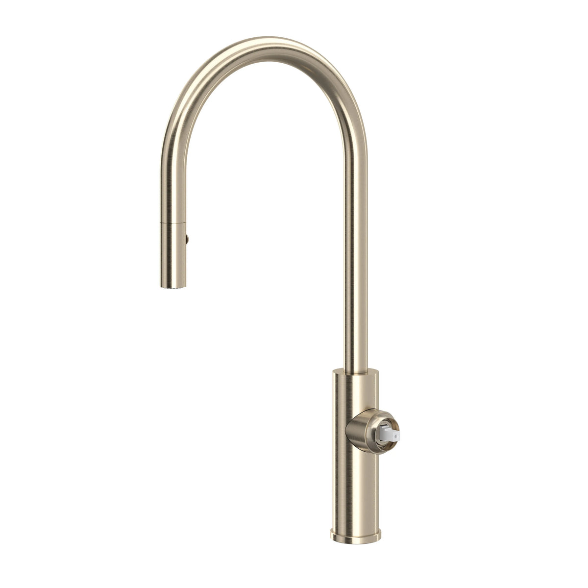 ROHL Eclissi Pull-Down Kitchen Faucet With C-Spout - Less Handle EC55D1 - Satin Nickel