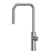 ROHL Eclissi Pull-Down Kitchen Faucet With U-Spout - Less Handle EC56D1 - Polished Chrome
