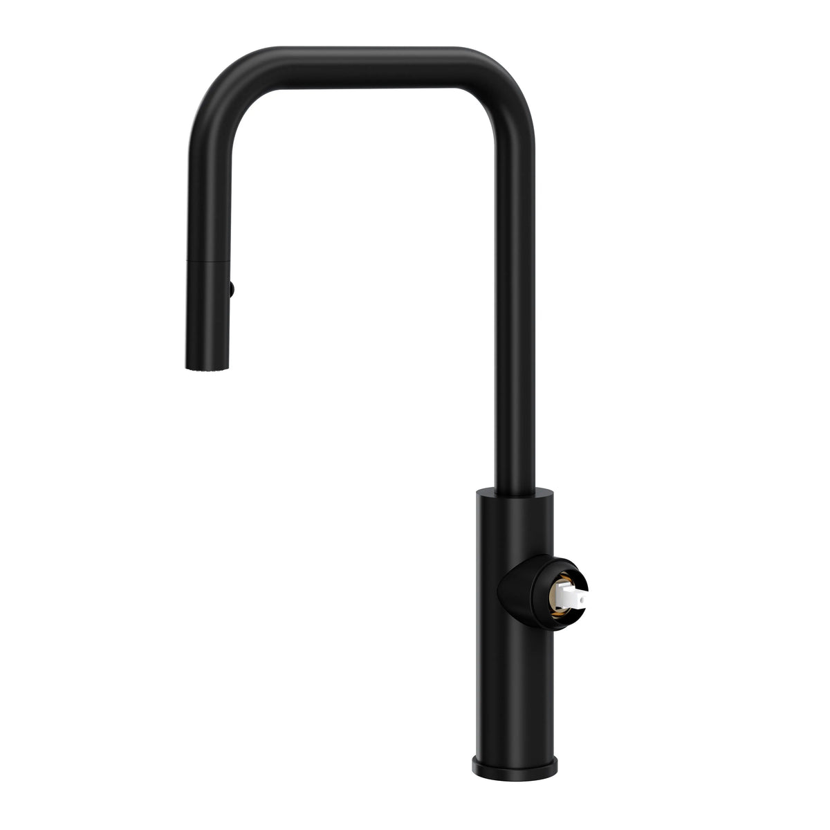 ROHL Eclissi Pull-Down Kitchen Faucet With U-Spout - Less Handle EC56D1 - Matte Black
