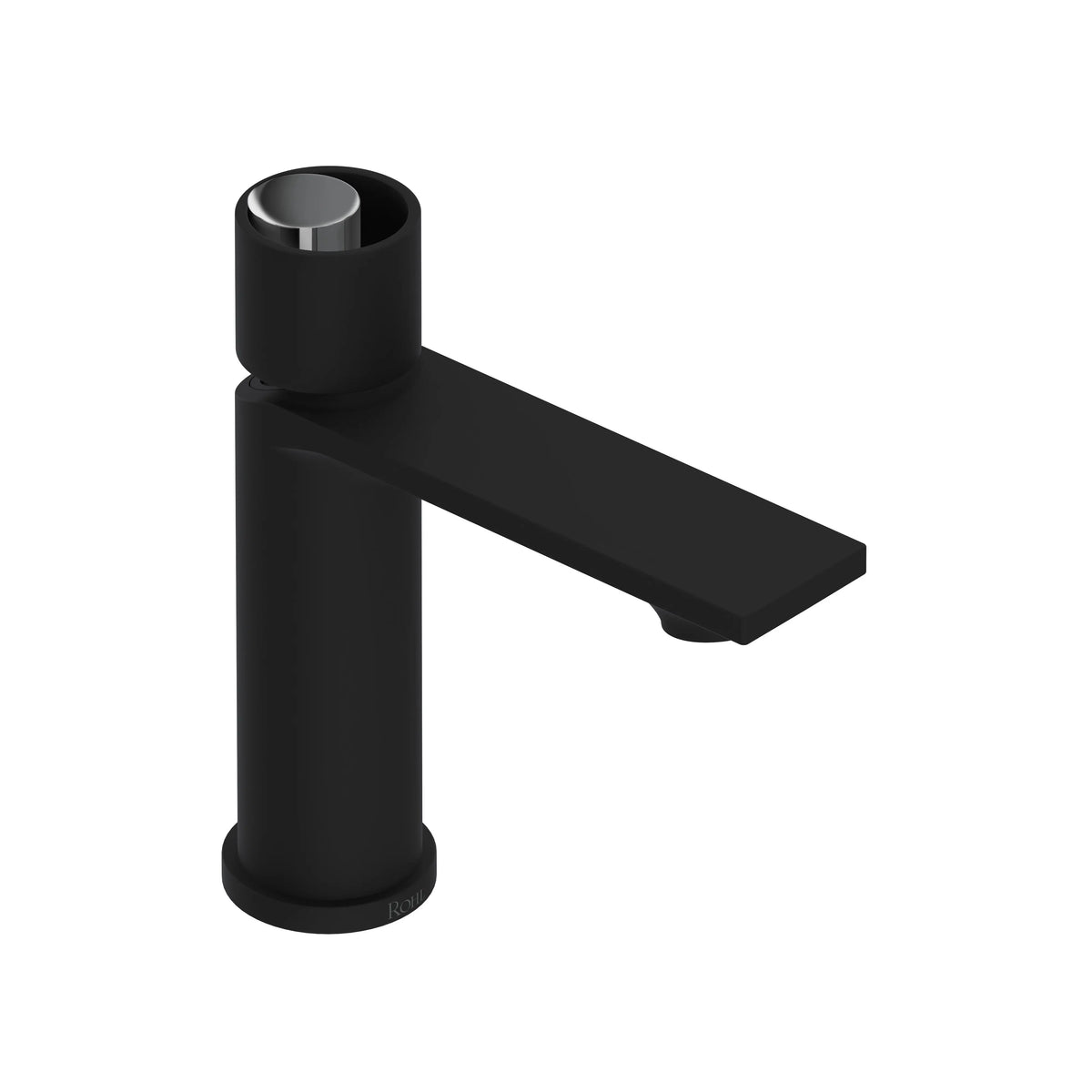 ROHL Eclissi Single Handle Lavatory Faucet EC01D1 - Matte Black/Polished Chrome