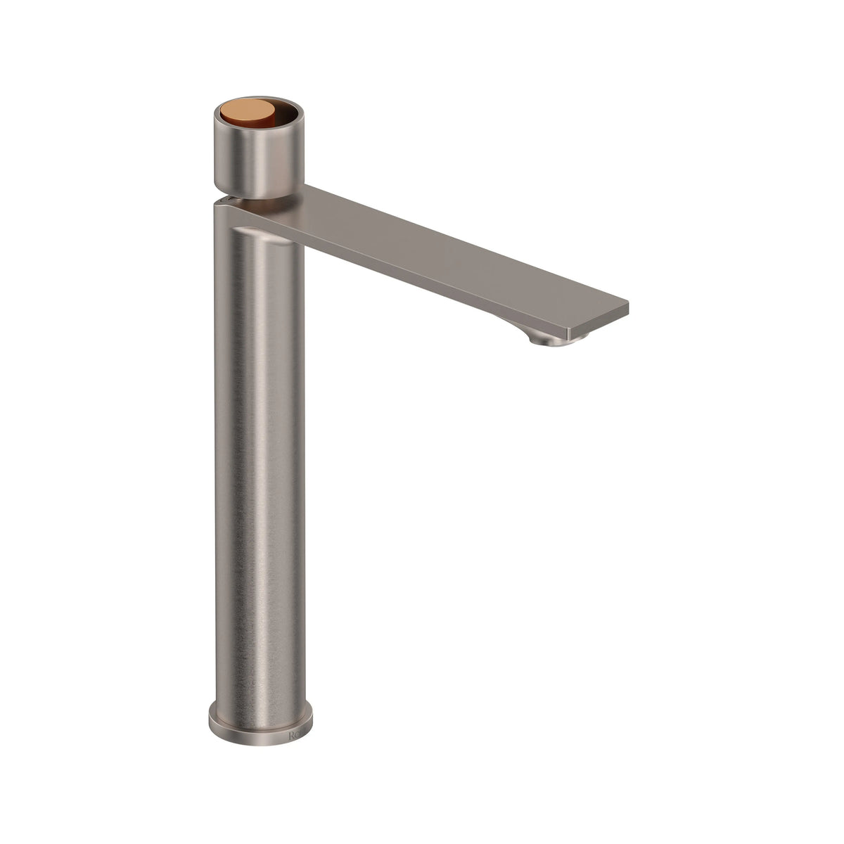 ROHL Eclissi Single Handle Tall Lavatory Faucet EC02D1 - Satin Nickel/Satin Gold