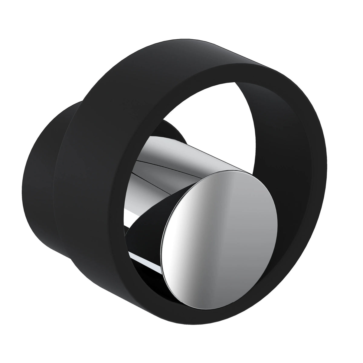 ROHL Eclissi Trim For Volume Control And Diverter EC18W2 - Matte Black/Polished Chrome