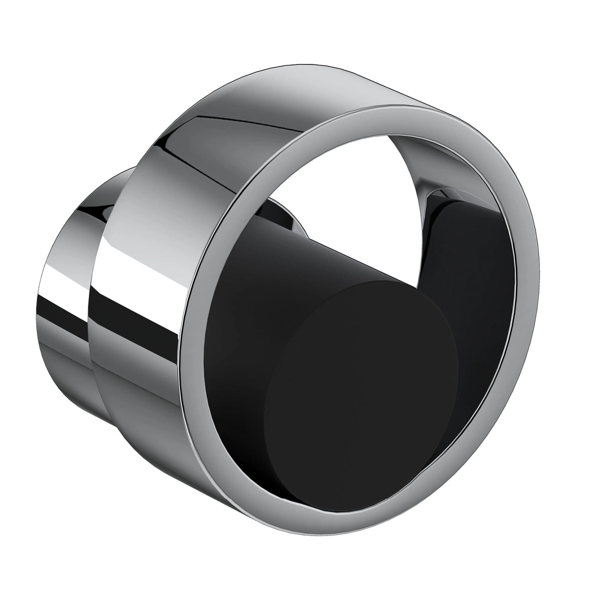 ROHL Eclissi Trim For Volume Control And Diverter EC18W2 - Polished Chrome/Matte Black
