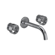 ROHL Eclissi Wall Mount Lavatory Faucet Trim With C-Spout EC08W3 - Polished Chrome