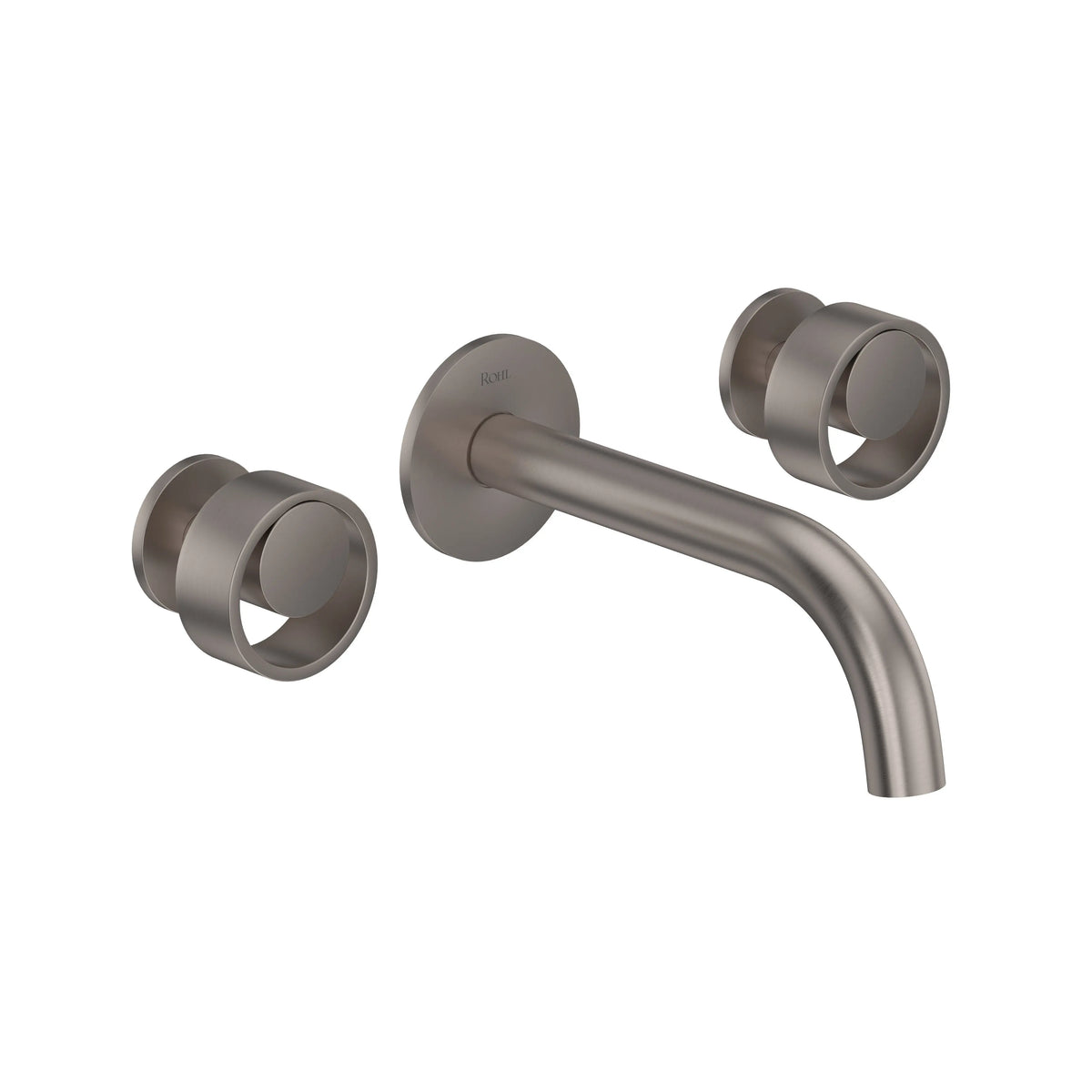 ROHL Eclissi Wall Mount Lavatory Faucet Trim With C-Spout EC08W3 - Satin Nickel