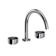 ROHL Eclissi Widespread Lavatory Faucet With C-Spout EC08D3 - Polished Chrome