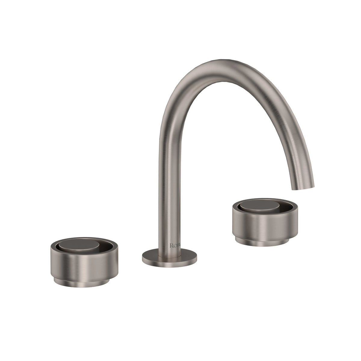 ROHL Eclissi Widespread Lavatory Faucet With C-Spout EC08D3 - Satin Nickel