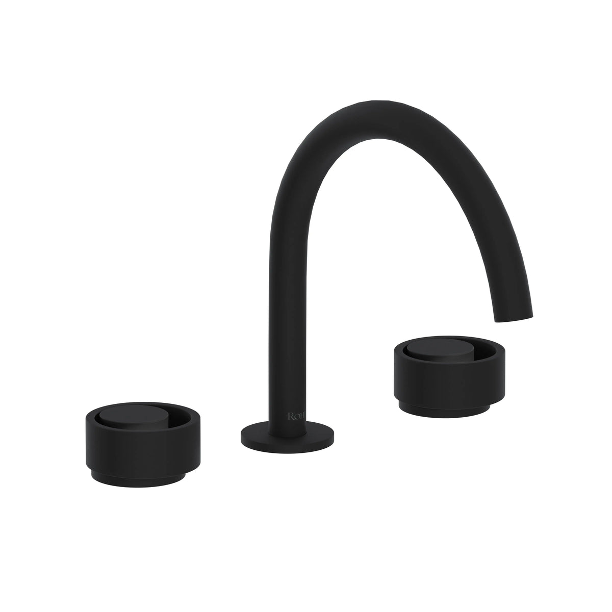 ROHL Eclissi Widespread Lavatory Faucet With C-Spout EC08D3 - Matte Black