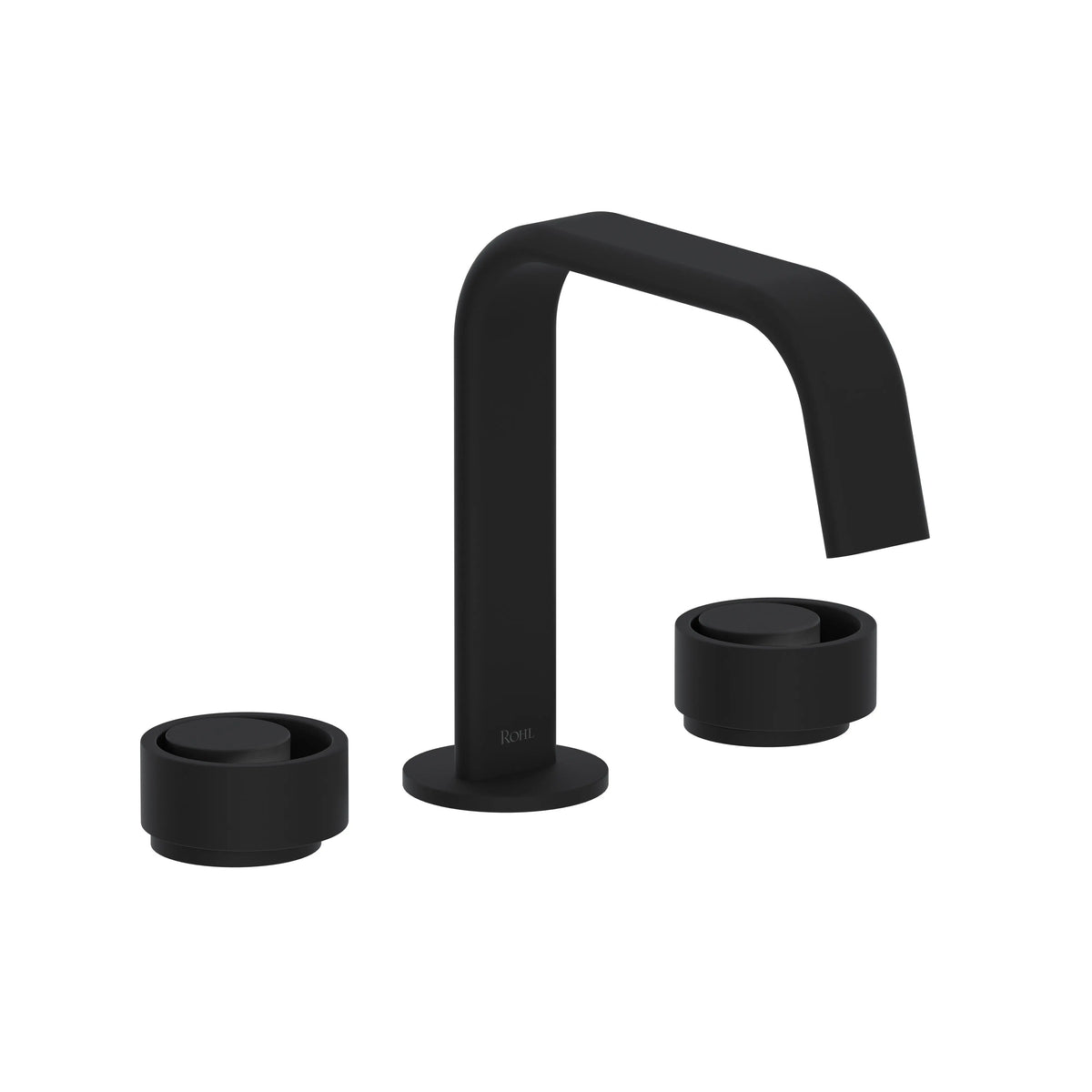 ROHL Eclissi Widespread Lavatory Faucet With U-Spout EC09D3 - Matte Black