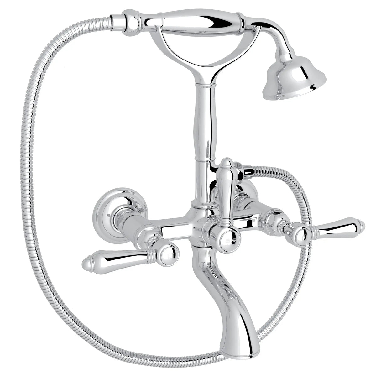 ROHL Exposed Wall Mount Tub Filler A1401LM - Polished Chrome