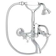 ROHL Exposed Wall Mount Tub Filler A1401XM - Polished Chrome