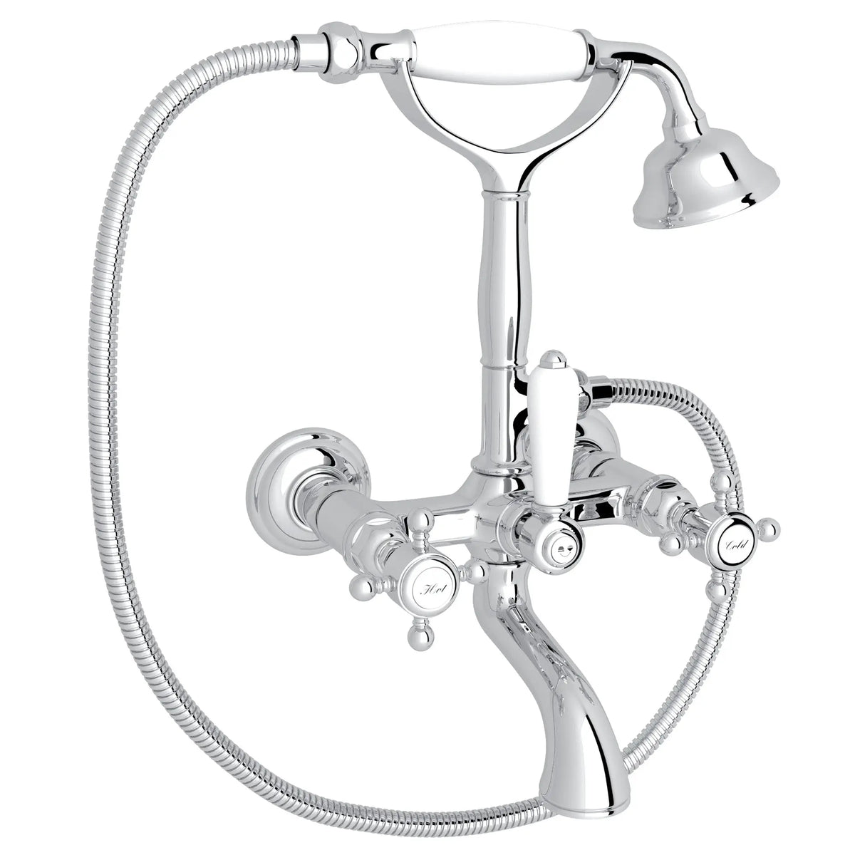 ROHL Exposed Wall Mount Tub Filler A1401XM - Polished Chrome