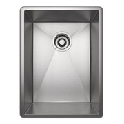 ROHL Forze 13" Single Bowl Stainless Steel Kitchen Or Bar/Food Prep Sink RSS1318 - Brushed Stainless Steel