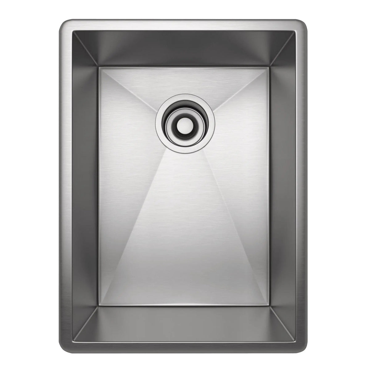 ROHL Forze 13" Single Bowl Stainless Steel Kitchen Or Bar/Food Prep Sink RSS1318 - Brushed Stainless Steel