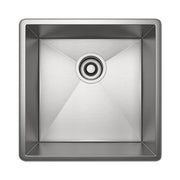 ROHL Forze 15" Single Bowl Stainless Steel Kitchen Or Bar/Food Prep Sink RSS1515 - Brushed Stainless Steel