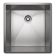 ROHL Forze 17" Single Bowl Stainless Steel Kitchen Or Bar/Food Prep Sink RSS1718 - Brushed Stainless Steel
