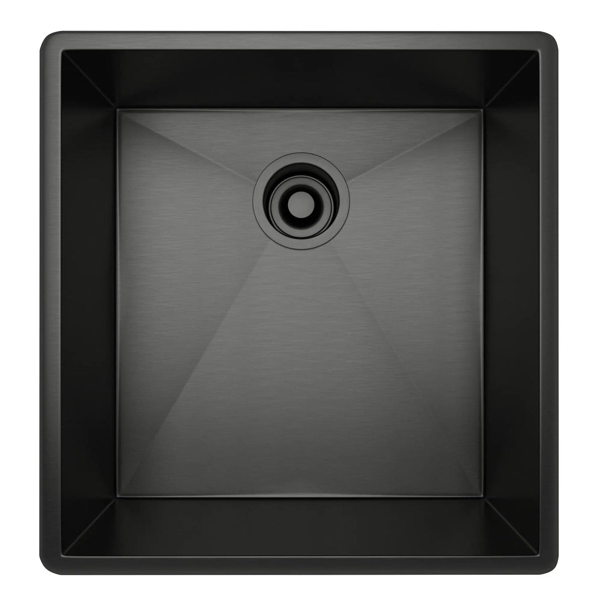 ROHL Forze 17" Single Bowl Stainless Steel Kitchen Or Bar/Food Prep Sink RSS1718 - Black Stainless Steel