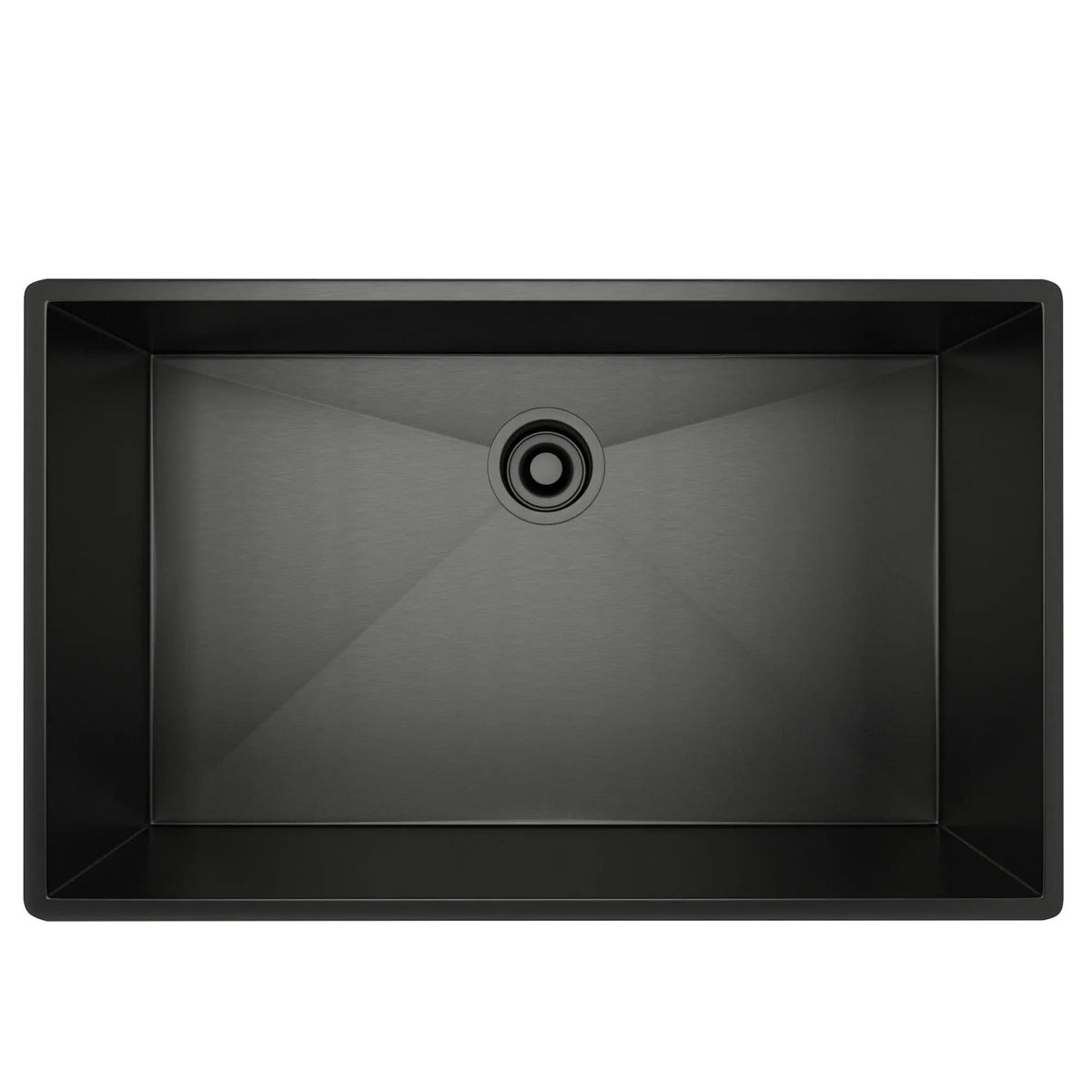 ROHL Forze 30" Single Bowl Stainless Steel Kitchen Sink RSS3018 - Black Stainless Steel