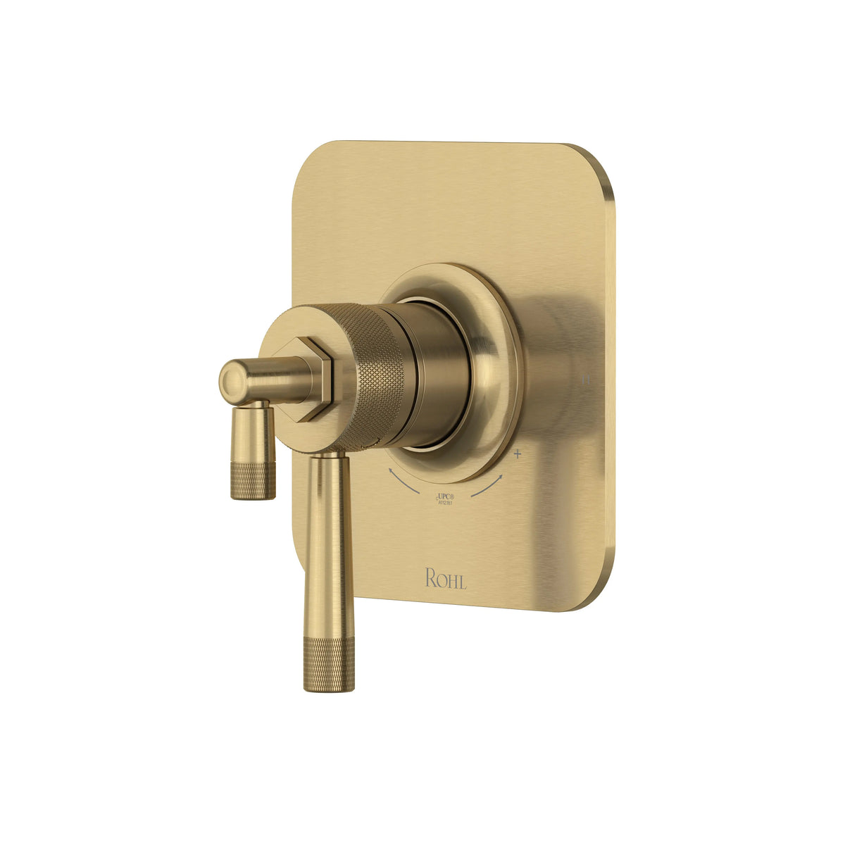 ROHL Graceline 1/2" Therm & Pressure Balance Trim With 2 Functions TMB44W1 - Antique Gold