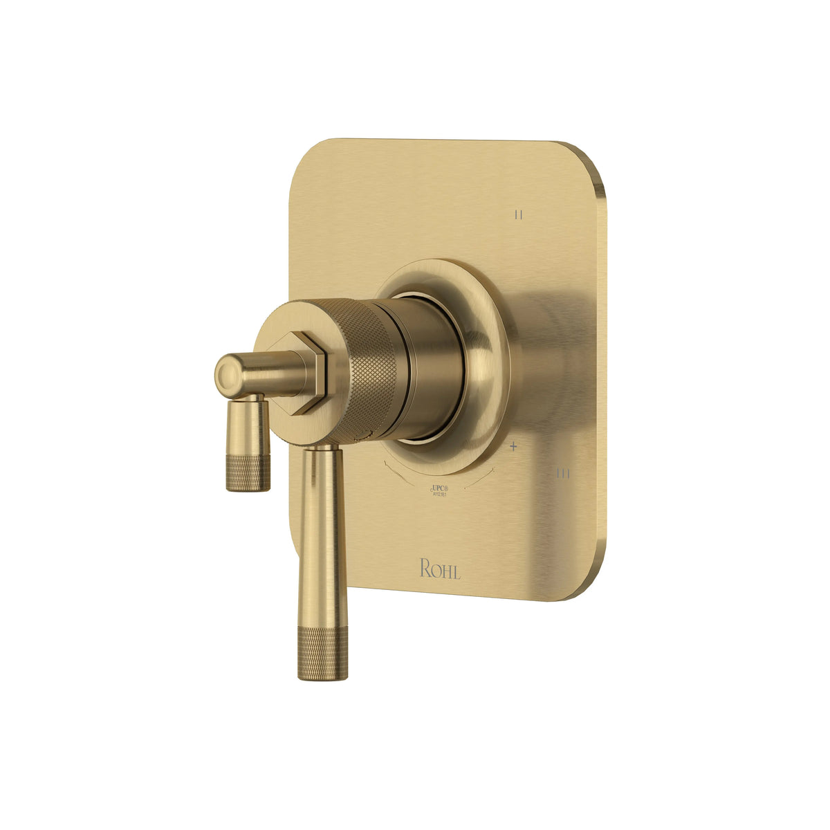 ROHL Graceline 1/2" Therm & Pressure Balance Trim With 3 Functions TMB47W1 - Antique Gold
