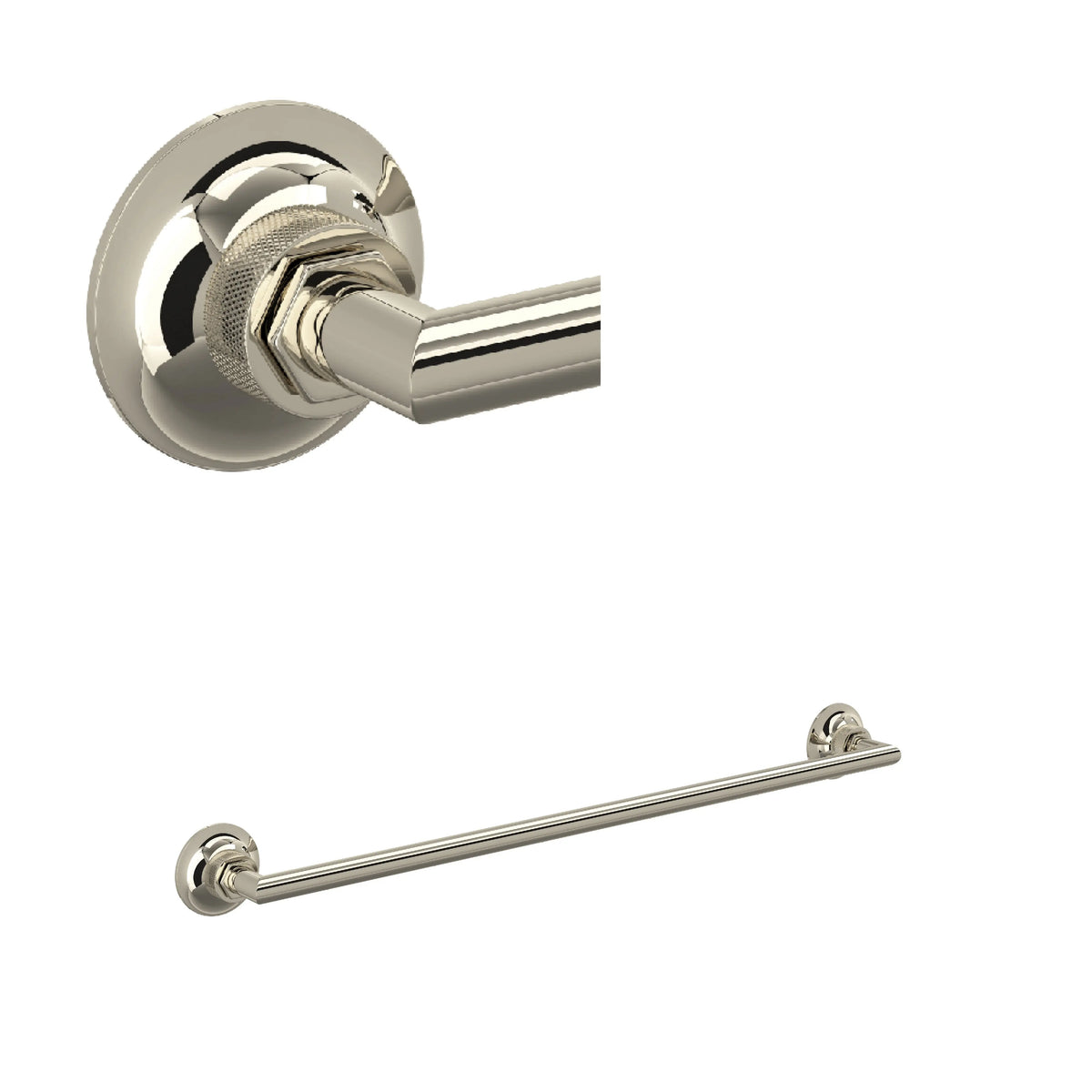 ROHL Graceline 24" Towel Bar MBG1/24 - Polished Nickel