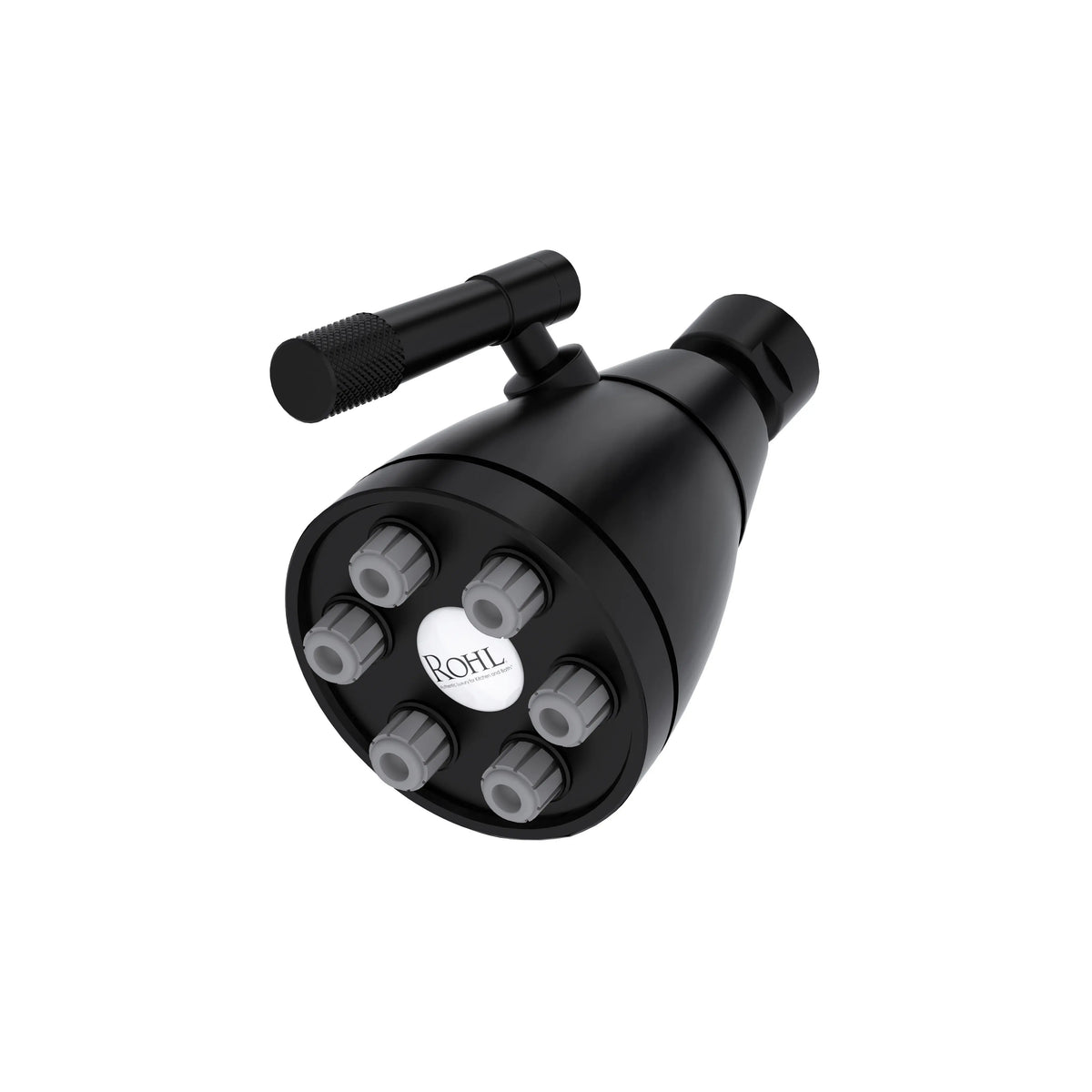 ROHL Graceline 3" Multi-Function Showerhead MB0190 - Matte Black