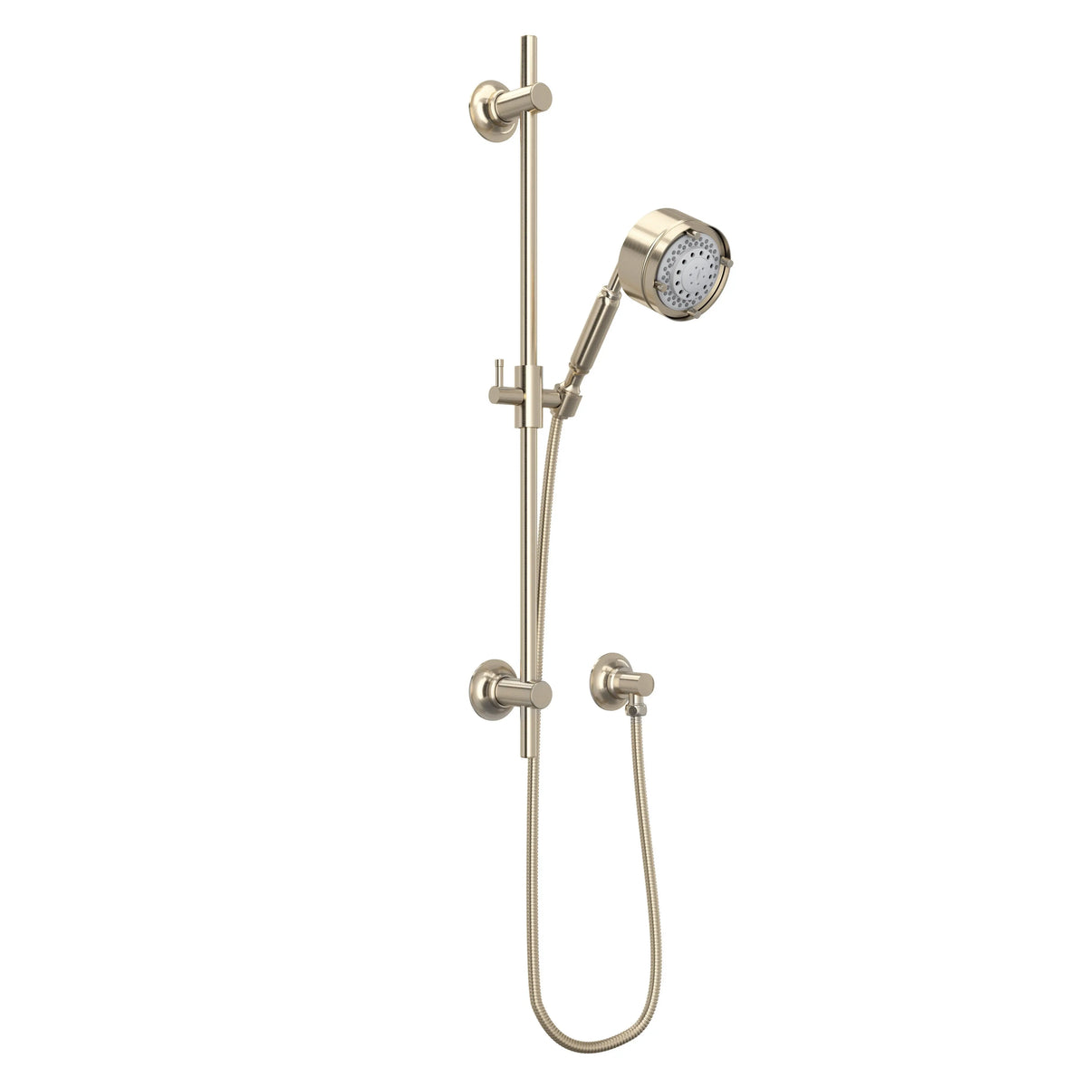 ROHL Graceline Handshower Set With 24" Slide Bar And 5-Function Handshower MB2046 - Satin Nickel
