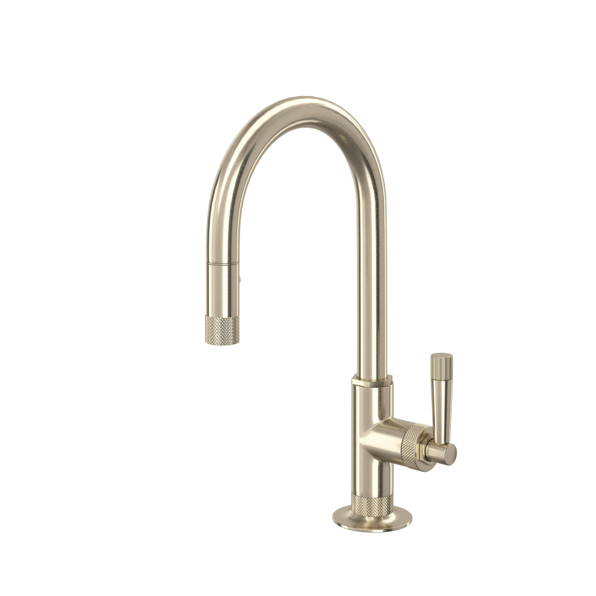 ROHL Graceline Pull-Down Bar/Food Prep Kitchen Faucet With C-Spout MB7930S - Satin Nickel