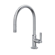 ROHL Graceline Pull-Down Kitchen Faucet With C-Spout MB7930 - Polished Chrome